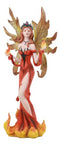 Pele the Fire Goddess Fairy Statue Queen Of Flame Pyre Faerie Fantasy Sculpture