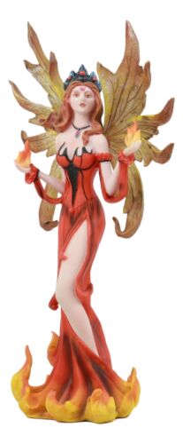 Pele the Fire Goddess Fairy Statue Queen Of Flame Pyre Faerie Fantasy Sculpture