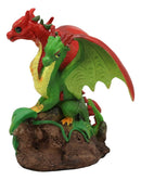 Ebros Colorful Garden Fruits and Berries Green Dragon Statue by Stanley Morrison
