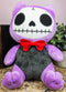 Furry Bones Skeleton Flappy The Bat With Red Bow Tie Plush Toy Doll Collectible