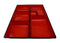 Ebros Gift Japanese 6 Compartments Bento Box Style Lacquered Plastic Serving or Display Platter Tray 11.5" by 9.25"