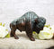 Ebros Gift Native American Bison Buffalo Decorative Resin Figurine Finished in Green Patina Faux Bronze 8.5" Long Symbol of Abundance and Manifestation Animal Totem Spirit Home Accent Decor