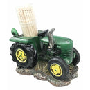 Harvest Tractor Toothpick Holder Figurine With Toothpicks Kitchen Decor