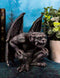 Ebros Ram Horned Demon Winged Gargoyle Bellowing Wild Statue 6" Tall