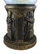 Egyptian Nefertiti Bastet Astrology Golden Column Pillar LED Light Crystal Ball