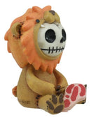 Furrybones Raion Lion With Meat Skeleton Statue 2.75"H Furry Bones Madagascar