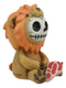 Furrybones Raion Lion With Meat Skeleton Statue 2.75"H Furry Bones Madagascar