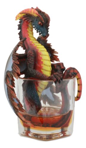 Ebros Beverage Drunken Spirit Dragon 7.75" Tall Fantasy Figurine (Rum Dragon) - Ebros Gift