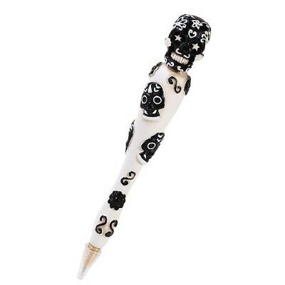Ebros Set Of Three Colorful Dias De Los Muertos Day Of The Dead Sugar Skull Pen Pens (All 3 Color)