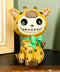 Larger Furrybones Brown Polkadot Giraffe Cute Skeleton Monster Figurine