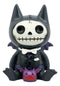 Ebros Larger Furry Bones Count Dracula Vampire Flappy Skeleton Monster Figurine