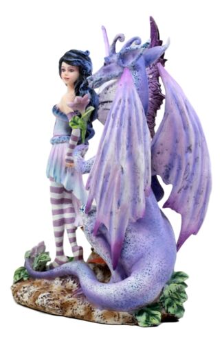 Amy Brown Romantic Twilight Dragon Courting Fairy Figurine Dragons Are Romantic