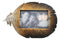 Brown Southwestern Native Indian Butterfly Spotted Feather Picture Frame 4"X6"