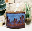 Ebros Rustic Southwestern Desert Cactus Arizona Bathroom Toothbrush Toothpaste Holder