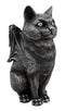 Ebros Gift Stoic Guardian Feline Cat Gargoyle Gothic Candleholder Figurine 5.5"H