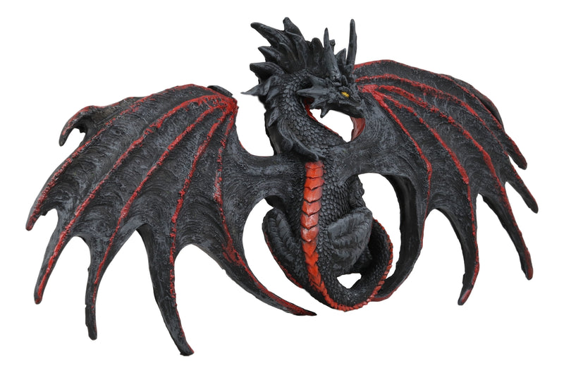 Ebros Black Widow Blood Dragon Wall Decor Sculpture by Ruth Thompson Dragonblade
