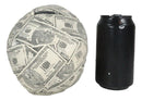 Fortune Lottery Benjamin Franklins Bank C-Note Money Bill Prints Skull Figurine