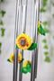 Ebros Spring Sunflowers Bloom Resonant Relaxing Wind Chime Patio Garden