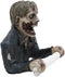 Rotten Walker Undead Zombie Slave Bust Decorative Toilet Paper Holder Figurine