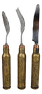 Western Hunter Rifle Ammo Bullet Shell Casing Flatware 4 Spoons Forks Knives Set