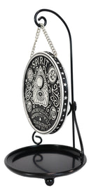 Ouija Spirit Board Evil Eye Medallion Disk Backflow Incense Cone Holder Burner