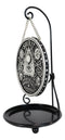 Ouija Spirit Board Evil Eye Medallion Disk Backflow Incense Cone Holder Burner