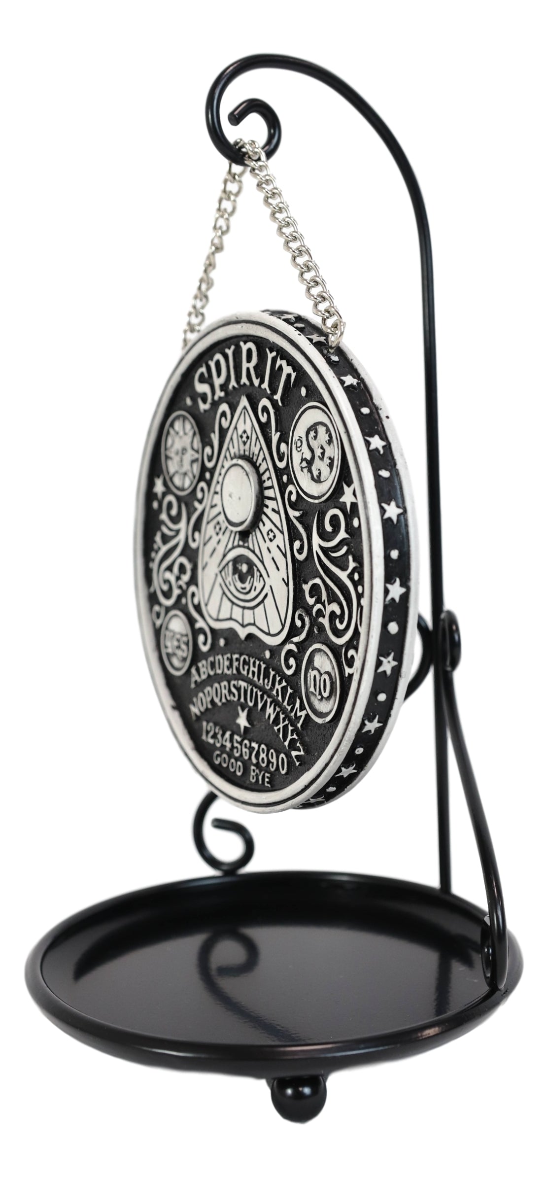 Ebros Gift Spirit Ouija Board Backflow Incense Burner Figurine with Stand 9.25"H