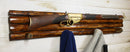 Rustic Western Country Shotgun With Ammo Bullet Hooks Wooden Wall Decor 34.5"L