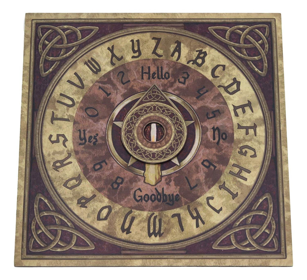 Ebros Celtic Pentagram Illustrated Ouija Talking Spirit Board Game wit ...