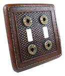 Pack of 2 Western 12 Gauge Shotgun Shells Double Toggle Switch Wall Plate Covers