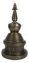 Tibetan Buddhism Buddha Nirvana Meditation Round Stupa Jewelry Box Statue