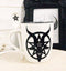 Ebros Occult Sigil Of Baphomet Sabbatic Goat Bone China Mug And Spoon Set