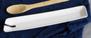 Set Of 2 Contemporary Slim Rhomboid White Porcelain Serving Platter Plates 14"L