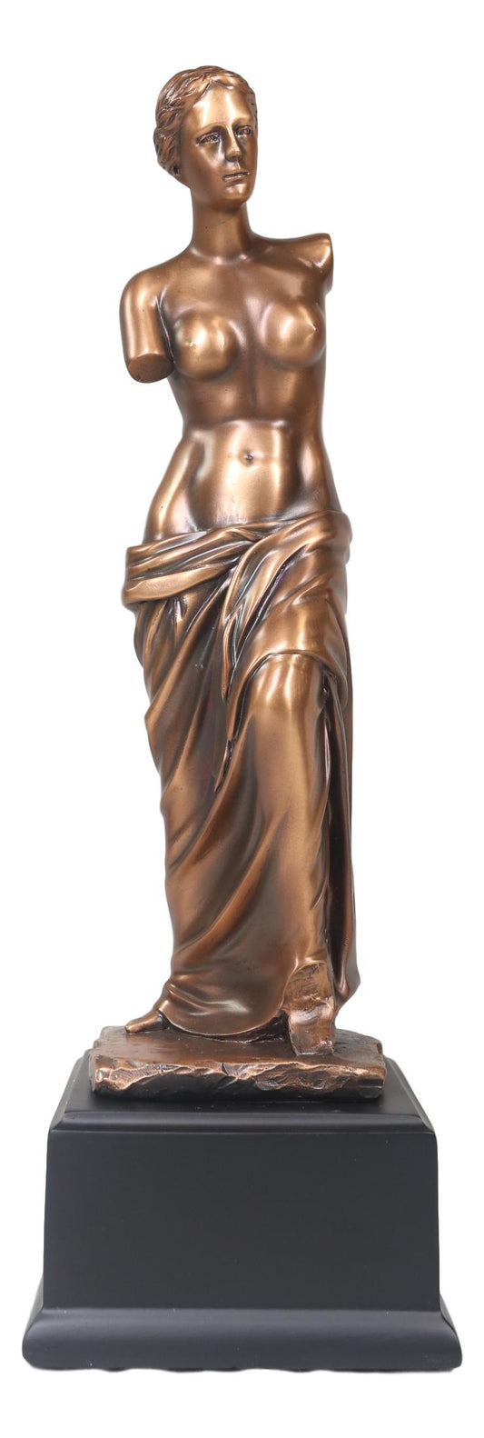 Greek Goddess Venus De Milo Statue With Base Aphrodite of Milos Louvre Museum - Ebros Gift