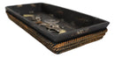 Ebros Rustic Cowboy Dual Revolver Six Shooter Western Star & Ropes Jewelry Dish Tray