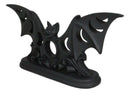 Lunaeca Gothic Lunar Moon Phases Cutout Winged Vampire Bat Votive Candle Holder