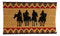 Wild Western Cowboys Horse Riders Coir Coconut Fiber Floor Mat Doormat 29"X17"