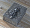 Fortune Telling Triple Moon Black Cat Wicca Tarot Cards Decorative Box Figurine