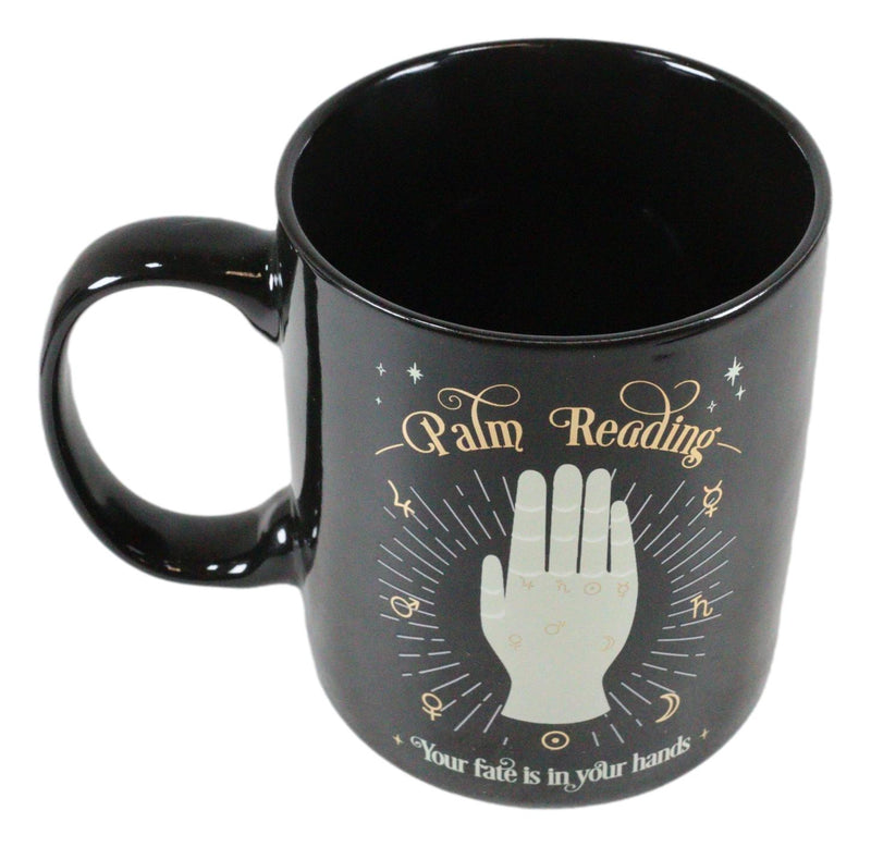 Wicca Fortune Teller Psychic Tarot Cards Palm Reading Chirology Coffee Mug Cup