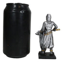 Ebros Medieval Knight Crusader Axeman Dollhouse Miniature Figurine 4" H Suit of Armor