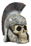 Praetorian Guard Roman Helmet Skull Statue 8.25"H Emperor Caesar Skull Figurine