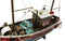 Ebros 17" Long Wooden Handicraft Nautical Vessel Boat Model with Wood Base Stand - Ebros Gift