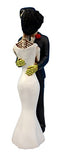 Ebros DOD True Love Kiss Skeleton Frankenstein Bride and Groom Couple Figurine