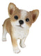Lifelike Adorable Shorthair Deer Head Chihuahua Puppy Dog Figurine Pet Pal
