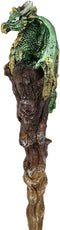 Ebros Aragon Green Dragon Cosplay Wand 9.5" Tall Accessory Fantasy Decor