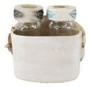 Southwestern Indian Dreamcatcher Feather Salt And Pepper Shakers Holder Set