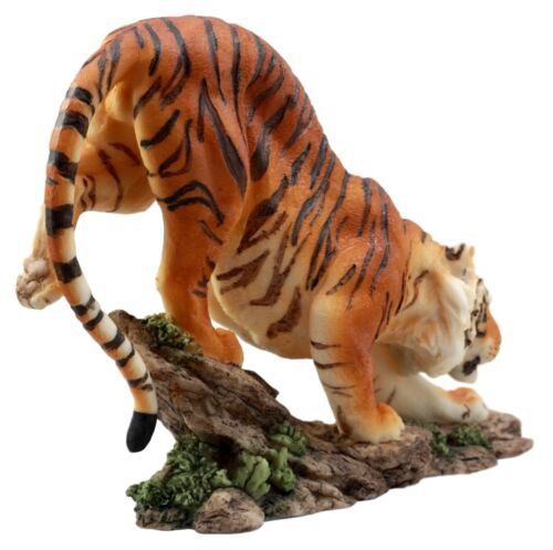 Ebros Orange Bengal Tiger Figurine 6"H Indian Sumatran Stealth Hunter Giant Cat