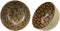 Ebros Made in Japan Tan Floral Ochawan Rice Soup Salad Porcelain Bowls Set of 4
