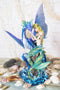 Ebros Nautical Green Tail Mermaid Ariel With Leviathan Ocean Dragon Fairy Statue