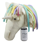 Ebros Fiona Walker England Handmade Organic Baby Animal Head Wall Decor The Originals Collection Large (Rainbow Unicorn Head)
